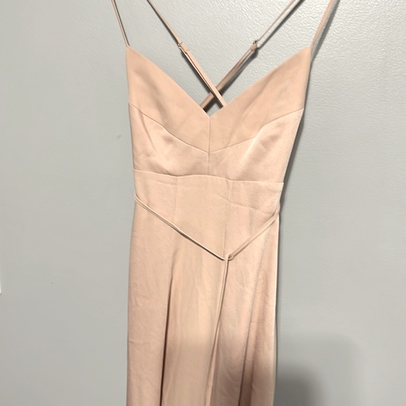 ❗️FINAL❗️ 🆕 BCBGMAXAZRIA Spaghetti Strap Criss Cross Back Tie Sweetheart Neck 🔴🔴 - Picture 4 of 6